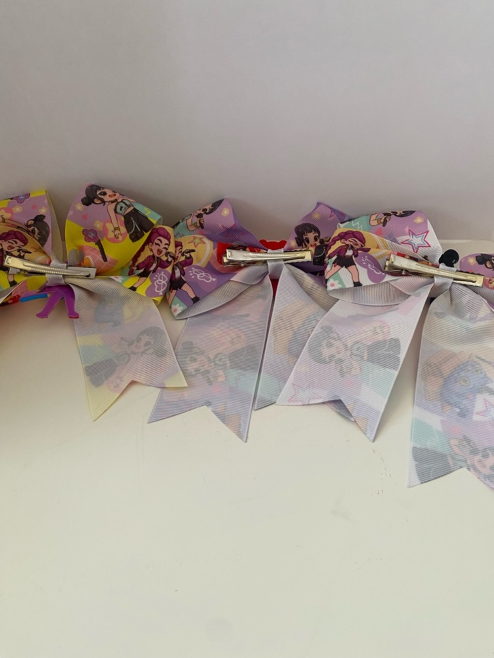 Kpop Demon Hunters
Handmade Hair Ribbons. Set of all 3 girls - Mira, Rumi & Zoey - Picture 6 of 6